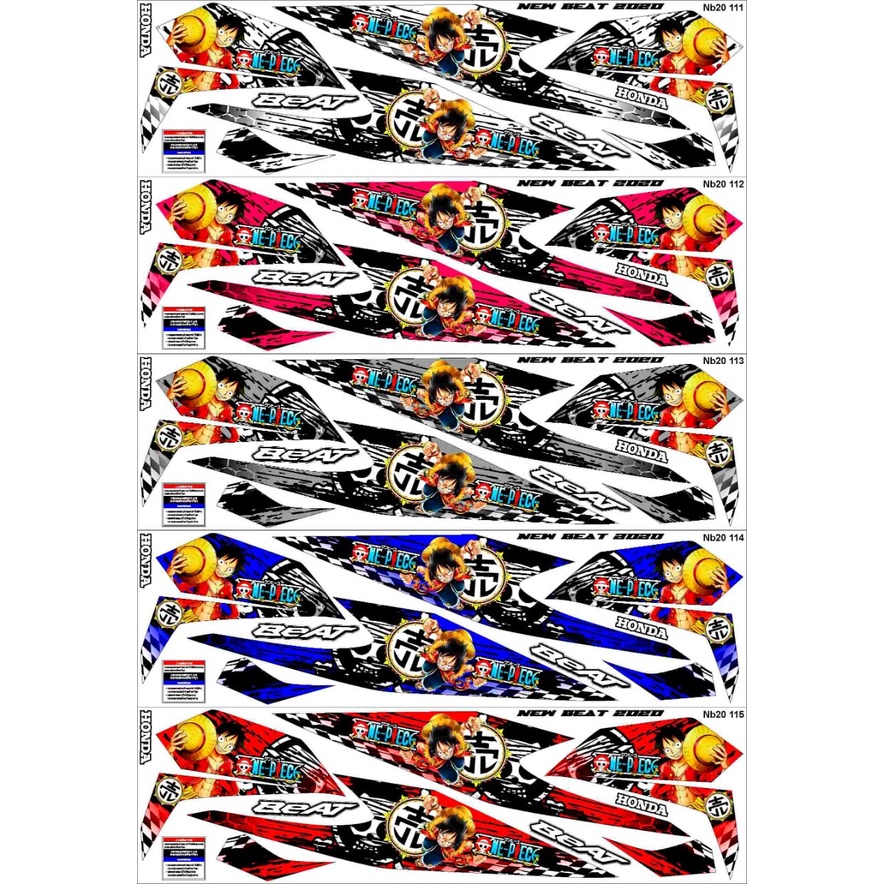 Striping Honda Beat New 2020 2021 2022 MOTIF ONE PIECE