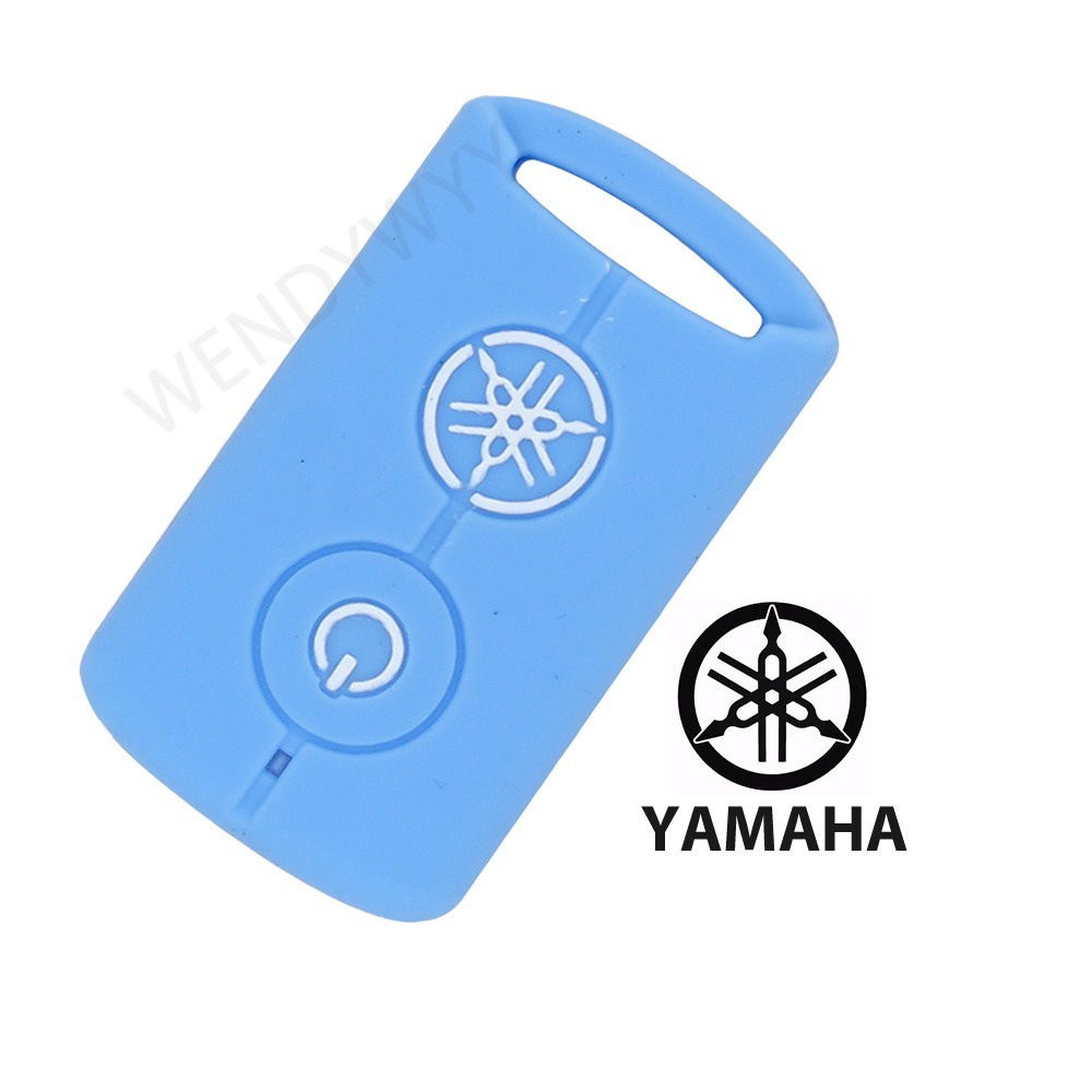 Siap Stok &amp; COD Kualitas Tinggi Yamaha NVX / Y16 / Aerox / Xmax Silicone Karet Remote Key Kasus Cover untuk Sepeda Motor