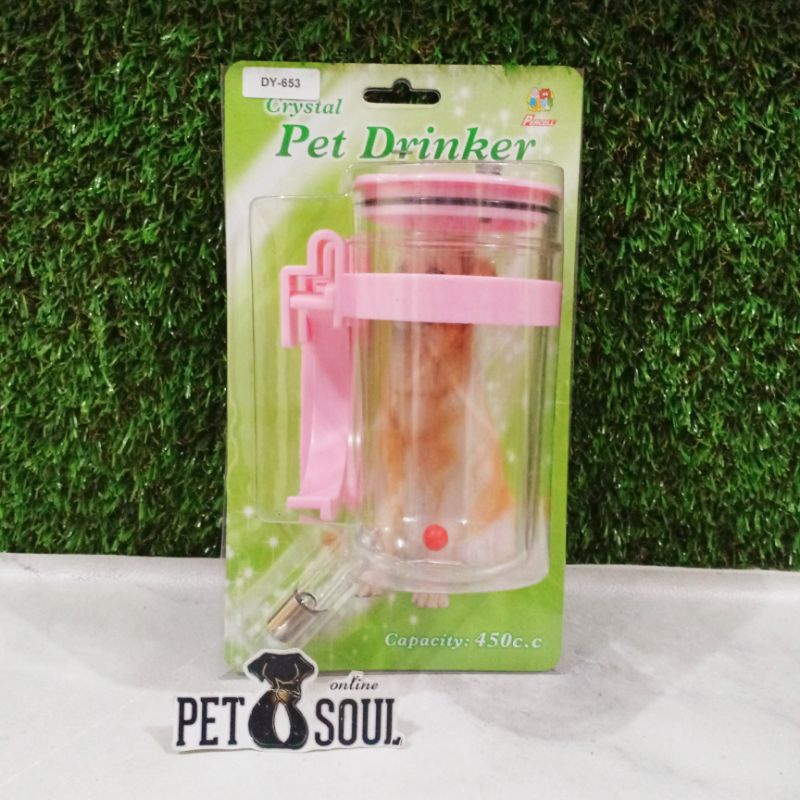 Percell Crystal Pet Drinker DY 653/ 652- Botol minum anjing kucing