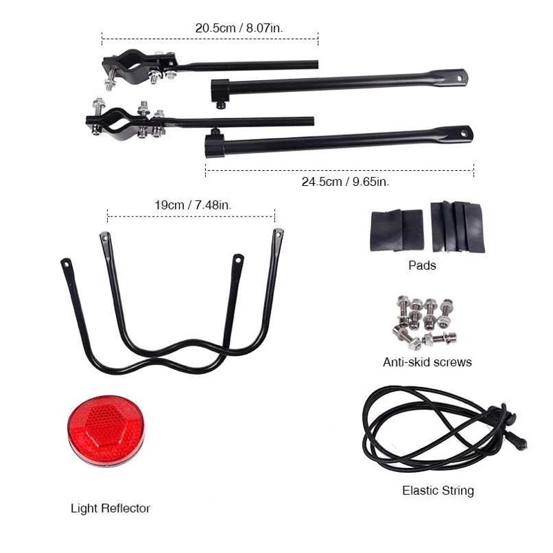 Boncengan Belakang Sepeda Luggage Carrier Rear Rack RCK-103
