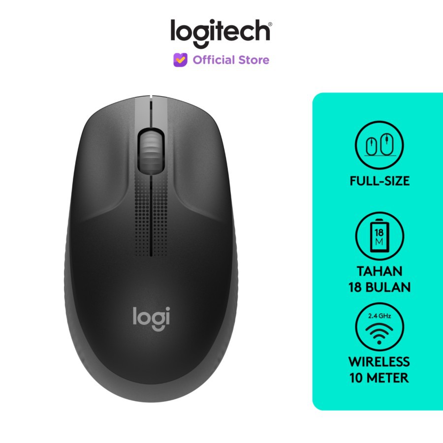 Mouse Wireless Logitech M190 - Logitech M 190 Mouse Wireless