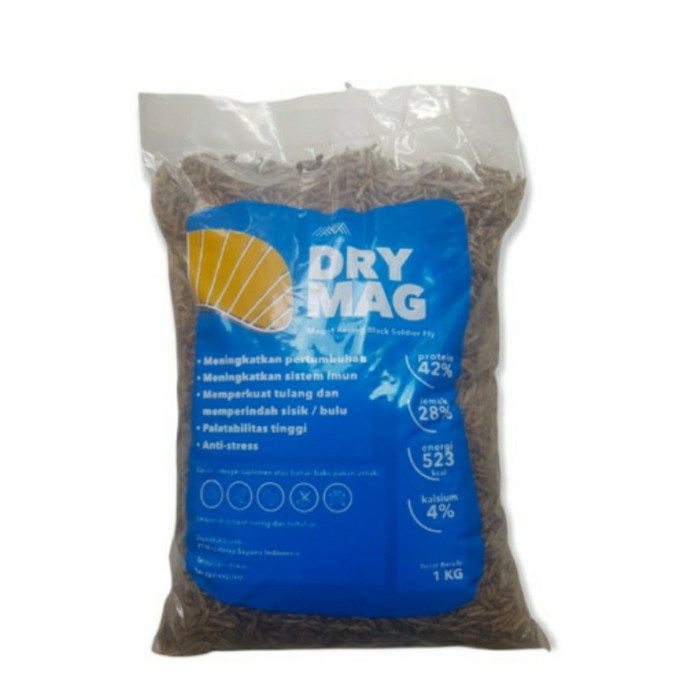[[BISA COD]] ORIGINAL Maggot Magot BSF 1KG