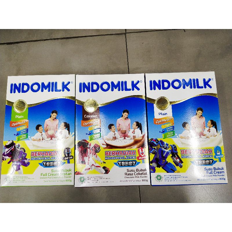 

INDOMILK INSTANT FULLCREAM COKLAT BOX 800gr