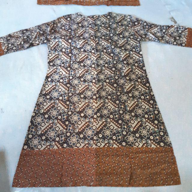 Batik Couple Keluarga Sania Ruffle Ori Ndoro Jowi Dnt Mataram
