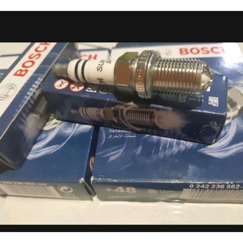 Busi BOSCH Kaki4 Mazda 323 626 Corolla Great Soluna Taruna Trajet Timor BMW Corona Blazer Kijang