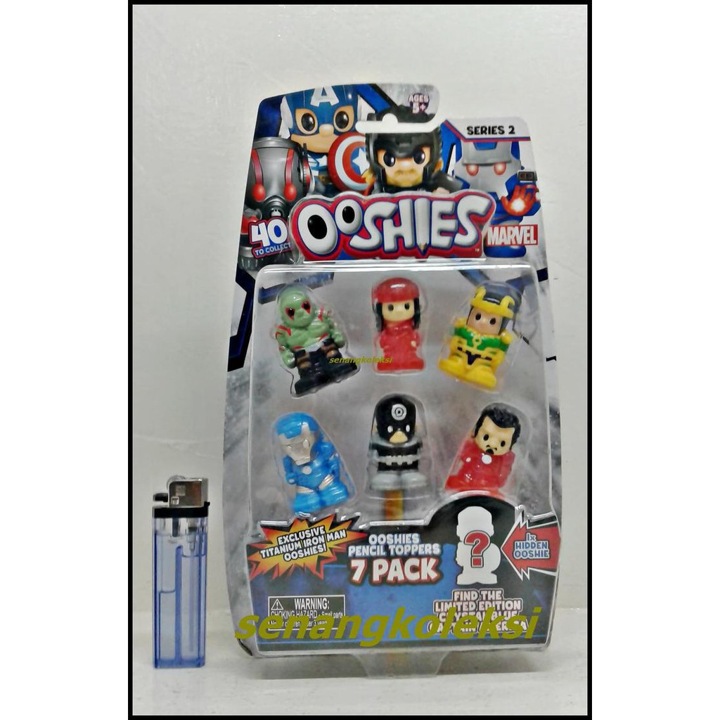 

Ooshies Pencil Toppers Series 2 Marvel 7 Pack-A Ooshies Pencil Toppers