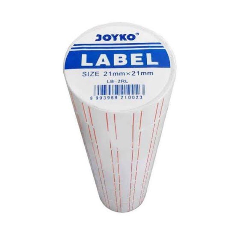 

[isi 10 Roll] Label Roll Harga Joyko / LB-2RL Size 21mm x 21mm grosir murah