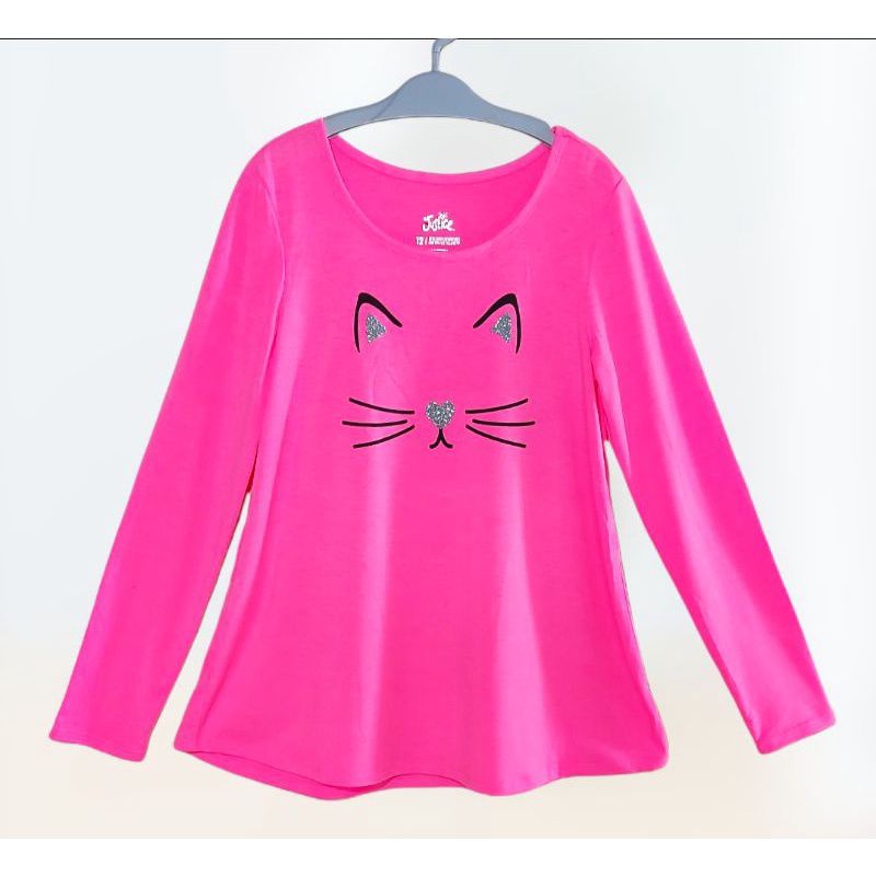 kaos justice lengan panjang anak perempuan