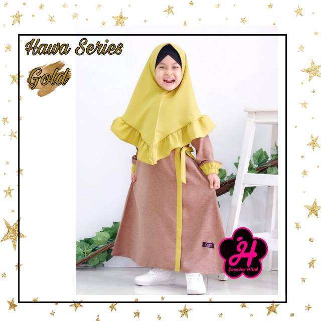 Gamis couple zea hawa series by jasmine hijab
