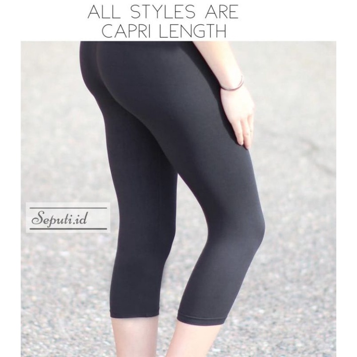 Legging Pendek 3/4 Bahan Spandek Premium By Seputi