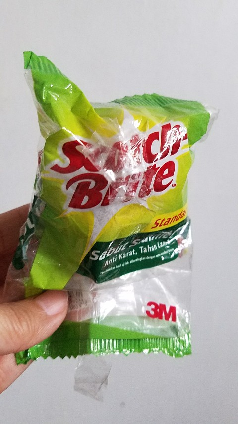 3m Scotch Brite Sabut Jaring / Sabut Spons / Spons Cuci Piring / Sabut Stainless