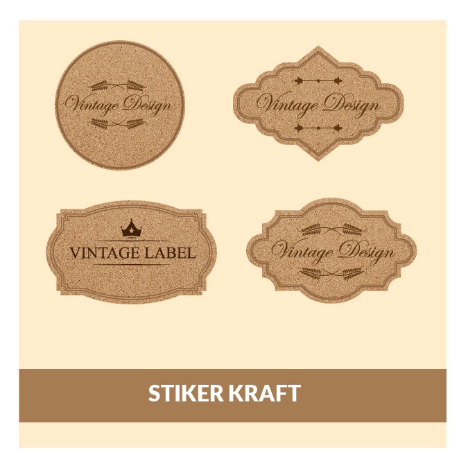 

Cetak Stiker Kraft | sticker craft | cutting sticker MURAH