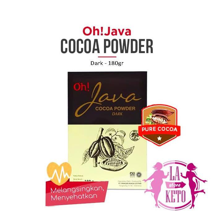 

Diskon Oh! JAVA COCOA DARK POWDER 180g | 100% COCOA ASLI | Promo Awal tahun