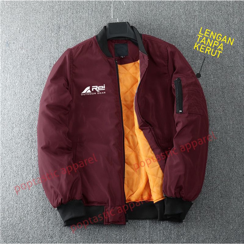 Jaket Musim dingin Jaket parasut pria Bomber hurrington Formal Taslan Waterproof