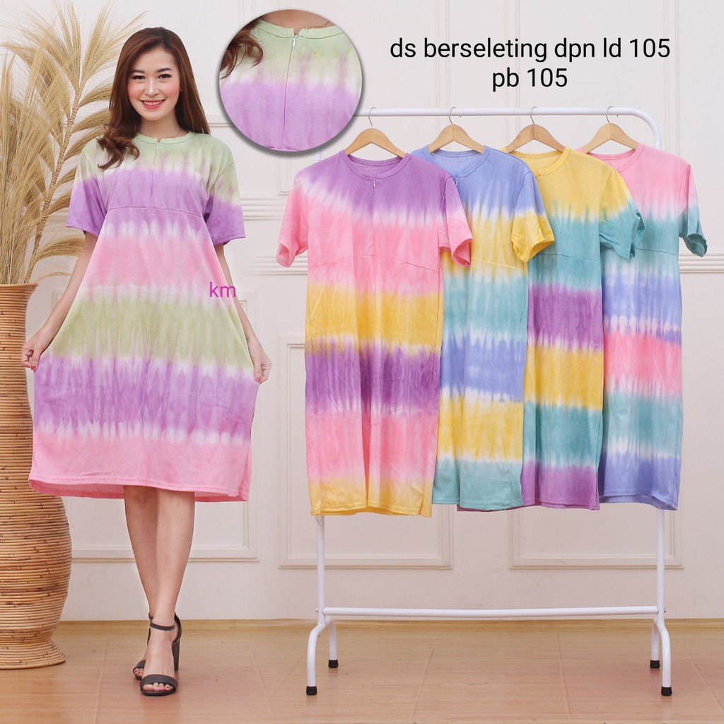 (COD) DASTER PELANGI || DASTER KAOS || DASTER BUSUI RESLETING DEPAN || OLIVVIA