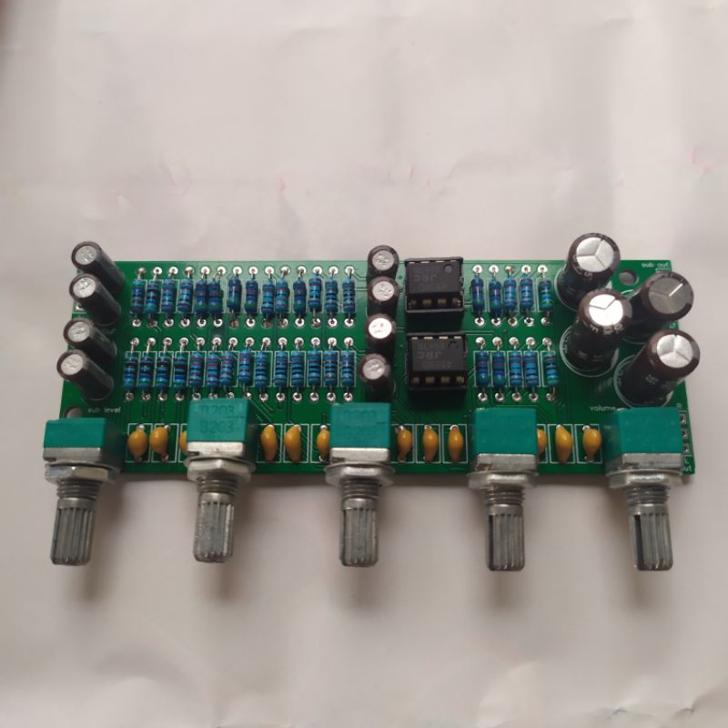 Tone control stereo 2.1 subwoofer ic jrc4558d asli tune control 2.1 subwoofer setereo suplay 12vdc