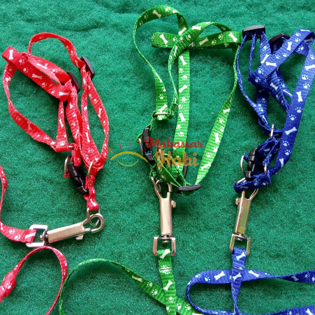 Tali Tuntun Harness S Rompi Rantai Kecil Pet Leash Dog Kucing Anjing
