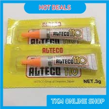 

Lem Super Glue ALTECO 110 3g ORIGINAL ASLI