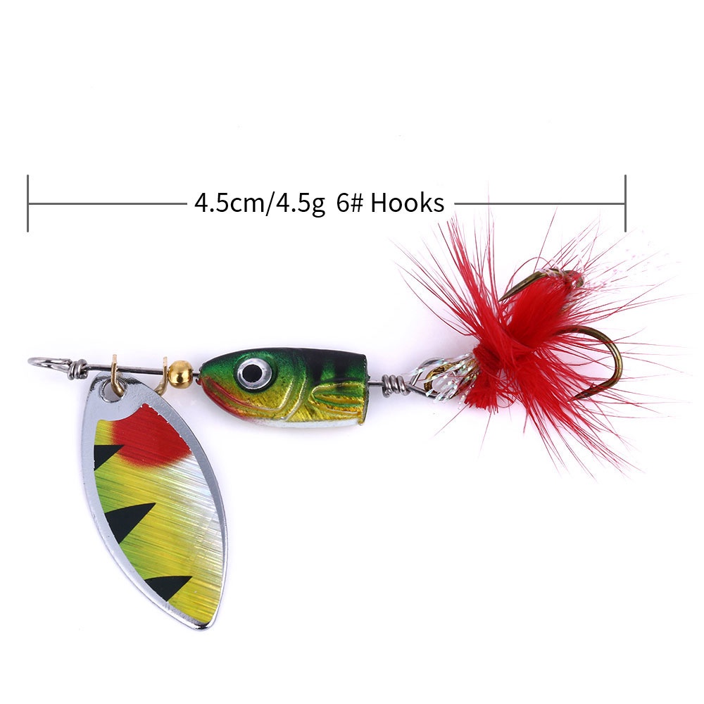 HENGJIA 1Pcs 7G Sequin Umpan Pancing Metal Spoon Spinner Fishing Lure Swimbait Lead Bait Ikan Tackle