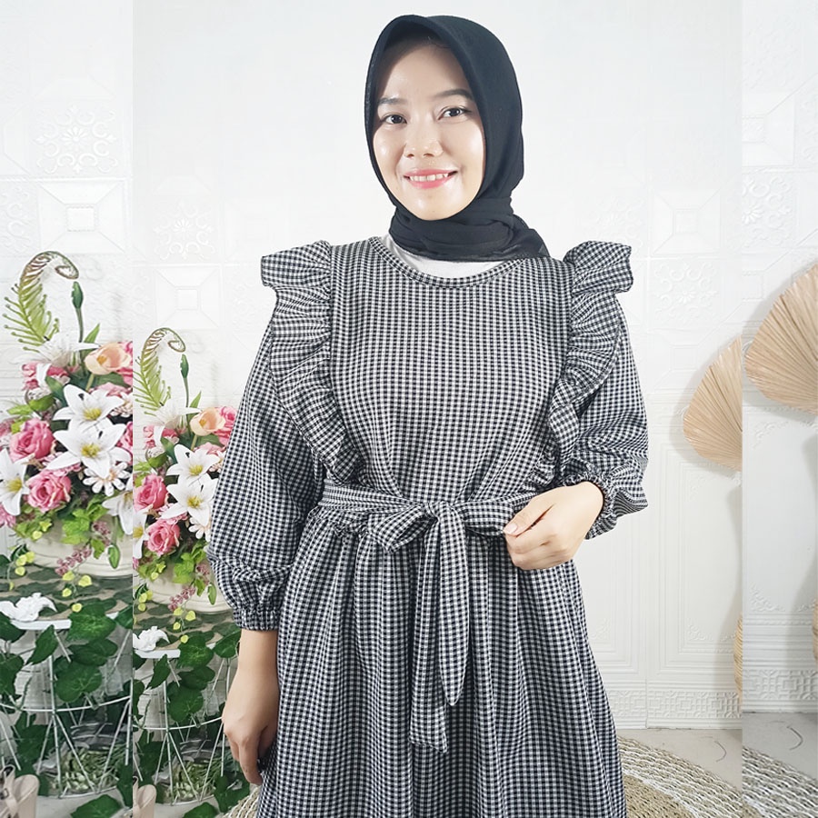 CARLINA FASHION HAYYA KOTAK DRESS LIPITA GAMIS TARTA