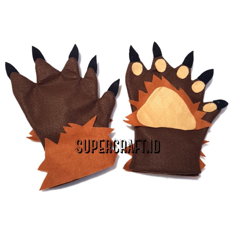 Kostum Beast Karakter Beauty and the Beast Topeng Beast Beruang Kostum Karakter Cosplay Monster