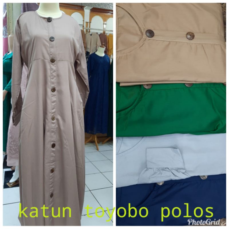 gamis katun tuyobo code 01