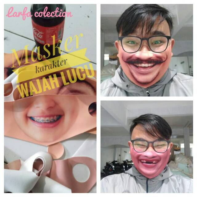  MASKER  SCUBA KARAKTER WAJAH  LUCU DEWASA Shopee Indonesia