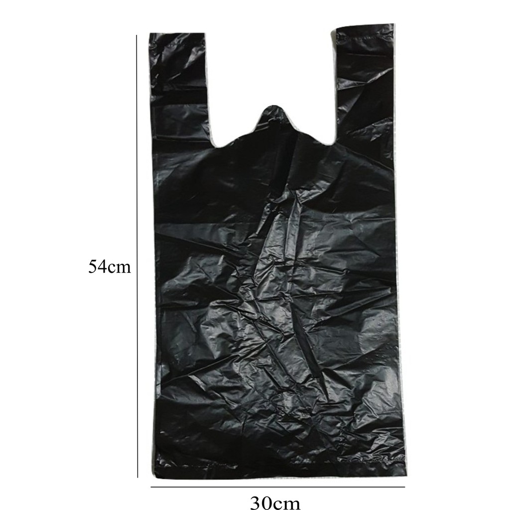 10 Lembar - Plastik Kresek Hitam No. 30 (30x54cm)