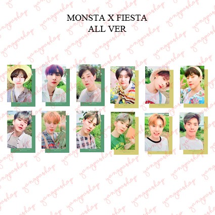 [READY / SET] MONSTA X XIESTA PHOTOBOOK AR MONS PHOTOCARD FAN MADE UNOFFICIAL YANGPASHOP MONSTAX SHO