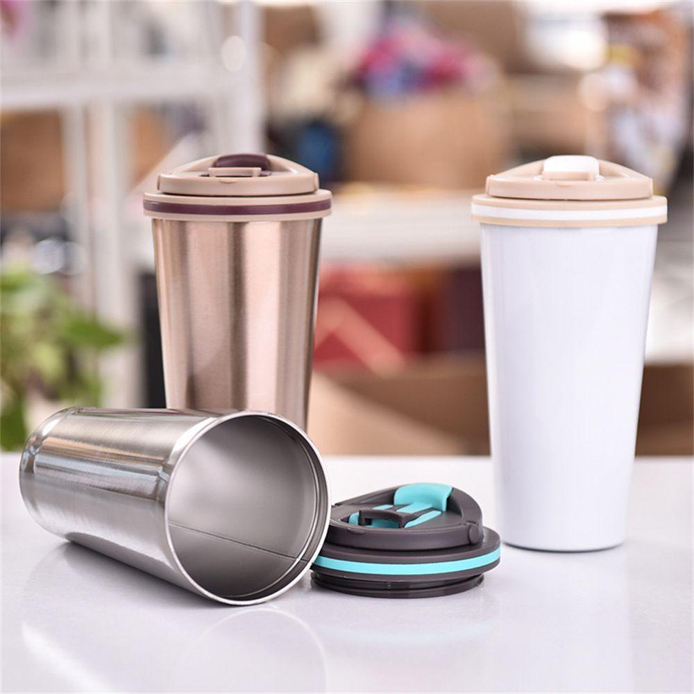 Solighter Mug Cangkir Travel Thermal Portable Perlengkapan Minum Stainless Vacuum Cups