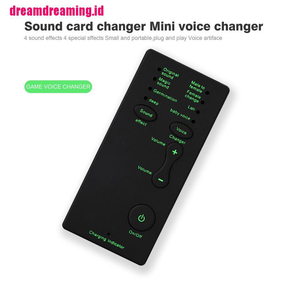 【dreamdreaming.id】7 Different Sound Changes Voice Changer Device For Computer/Laptop/Tablets