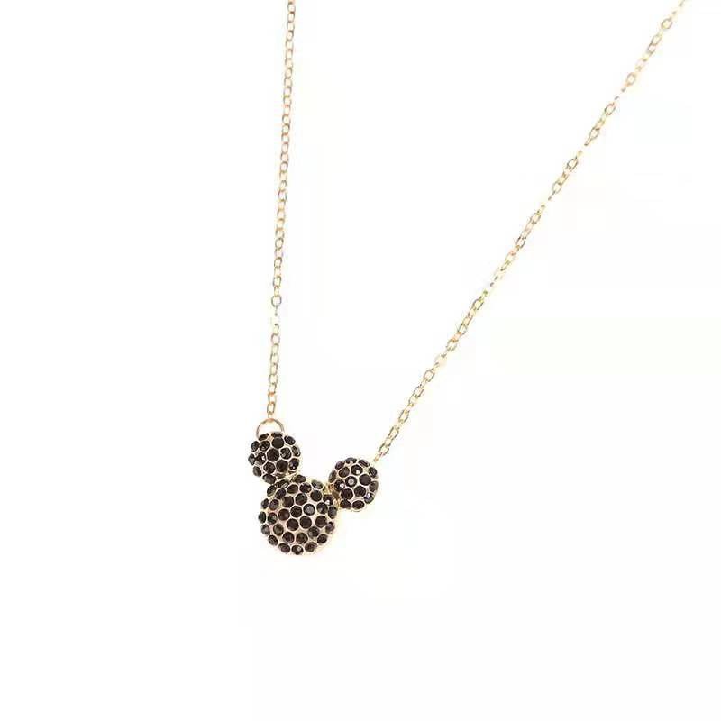 DF VZ065 Kalung Mickey Mouse Perhiasan Murah High Quality Tahan Lama Kalung Liontin Mickey