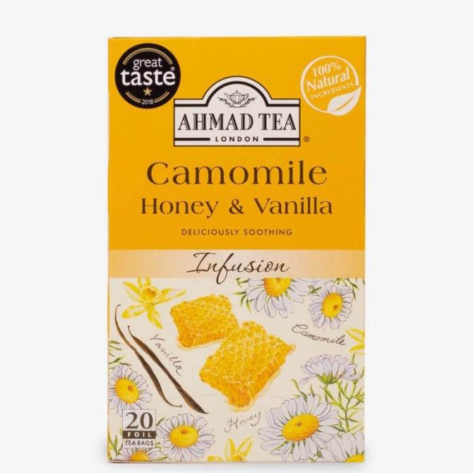

[COD] AHMAD TEA CAMOMILE HONEY VANILLA INFUSION 30G TEH KAMOMILE MADU VANILA [COD]