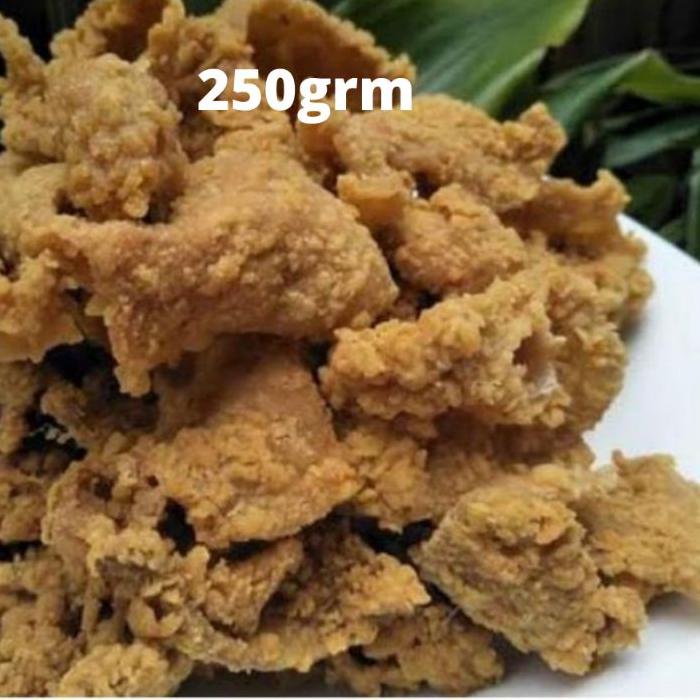 

(TERLARI⚡)Keripik kulit ayam crispy pedas daun jeruk 250grm