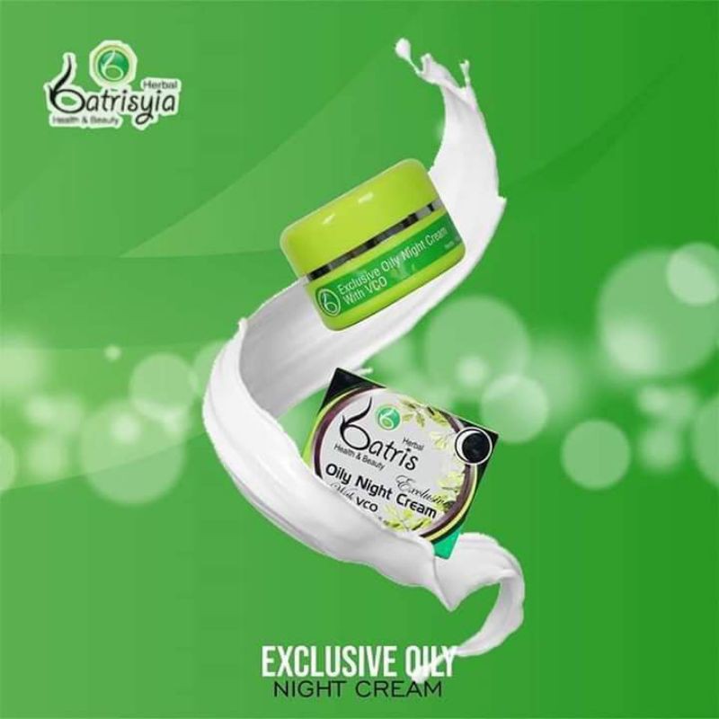 

Exclusive oily night cream