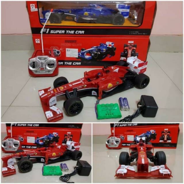 FORMULA ONE SKALA 1 : 12 CARS REMOTE CONTROL MOBIL FORMULA 1 - MAINAN ANAK EDUKASI