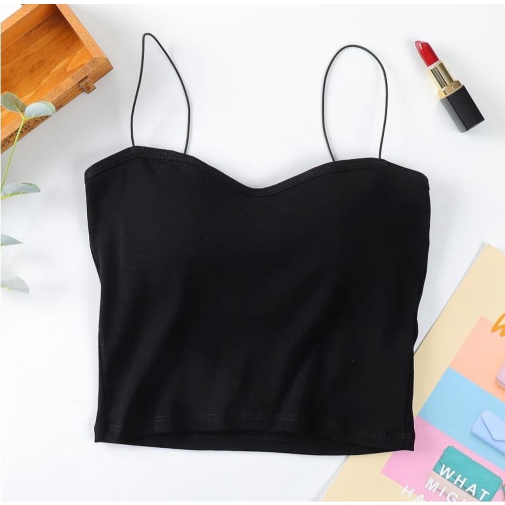 Brasay Bra Tanktop Fashion Wanita Tanpa Kawat BH Pakaian Dalam Wanita 1046