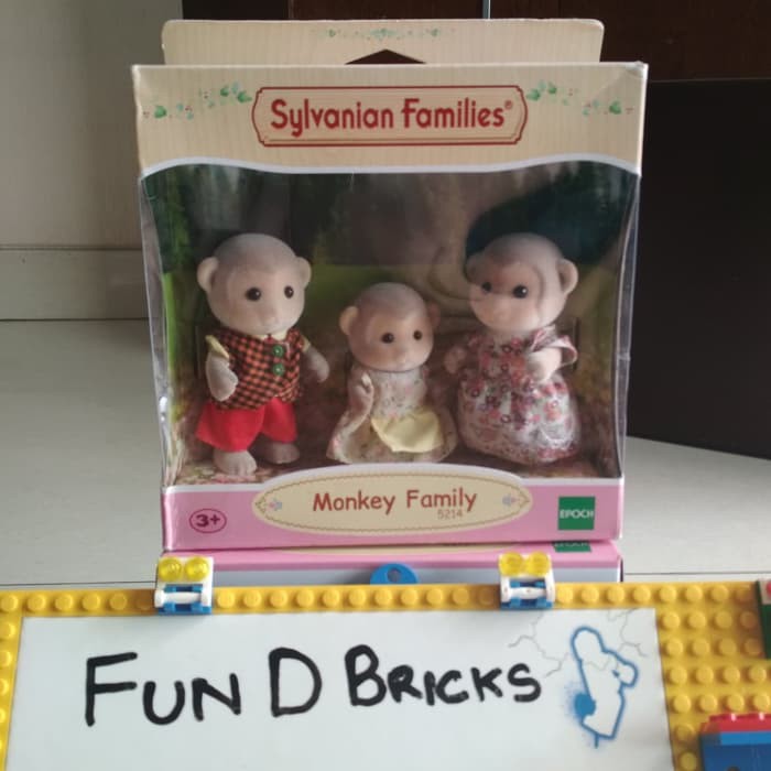 Sylvanian Monkey Family 3pc
