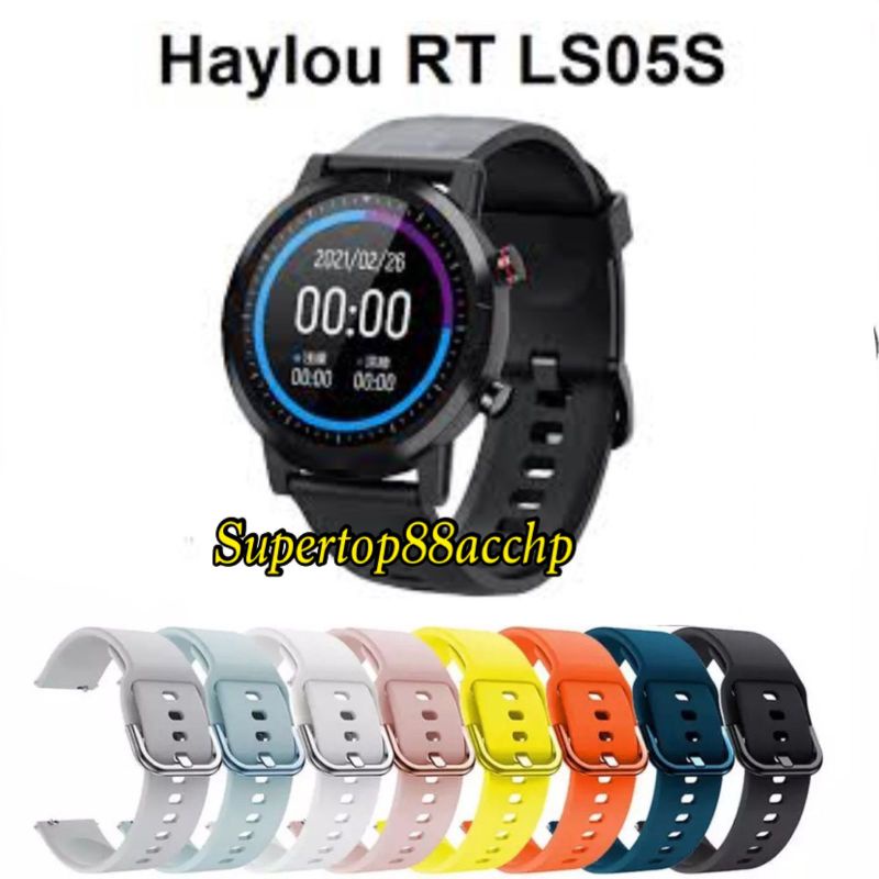 Strap Haylou RT LS05S Tali Jam Rubber Colorful Buckle Model Active