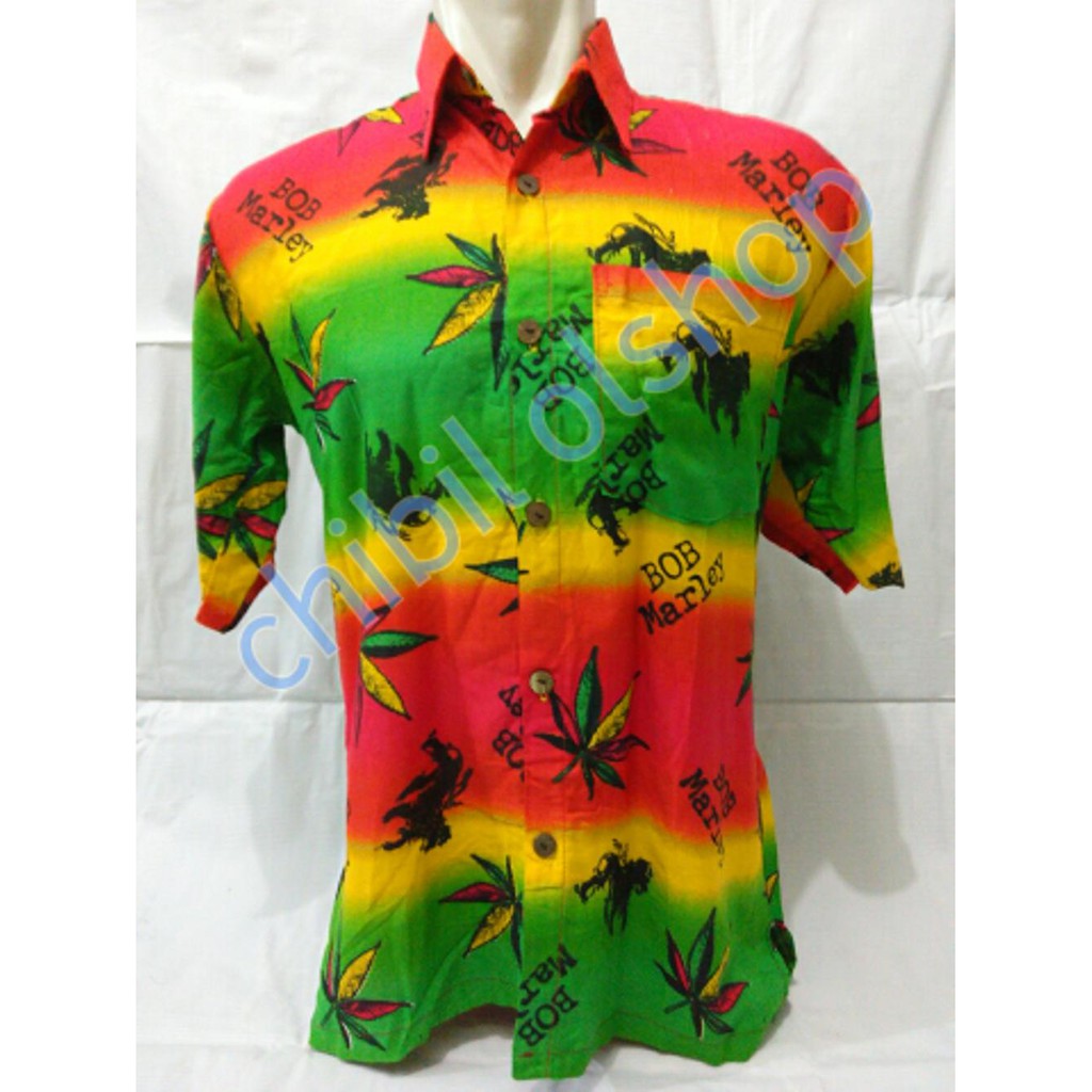 Unik Kemeja Rasta Reggae Diskon