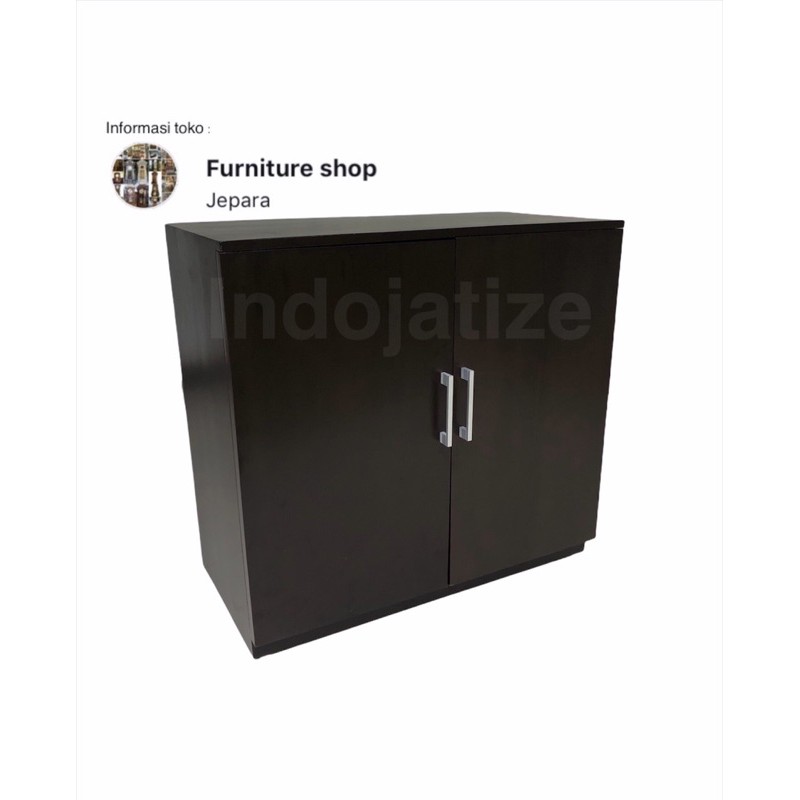 lemari kecil pintu 2 kayu jati