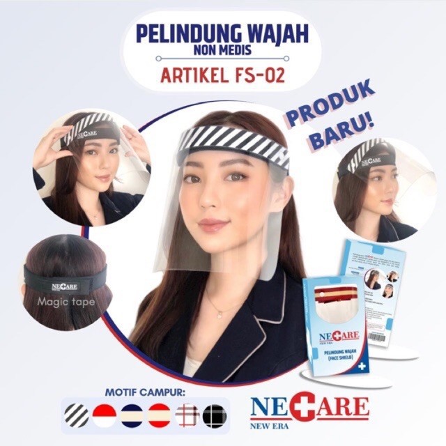 FACE SHIELD / PELINDUNG WAJAH. NE CARE FS-02