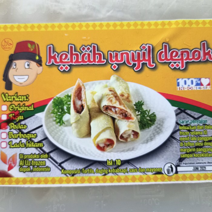 

Kebab Unyil Keju isi 10