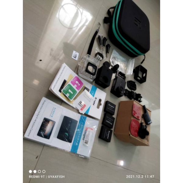 Yi Lite Action Camera, Xiaomi Yi Lite 4K Full Set Second