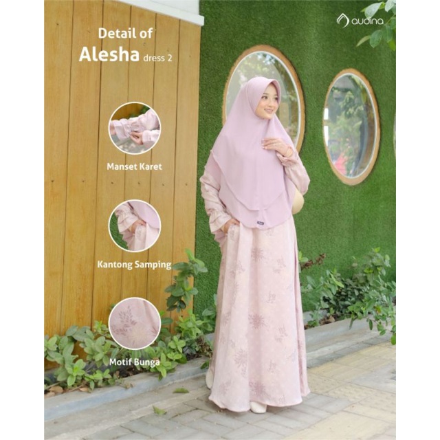 GAMIS CANTIK || BUSUI || ALESHA DRESS || ORI AUDINA HIJAB