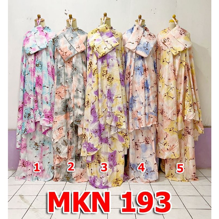 Mukena Dewasa Jumbo Katun Rayon Mukena Wanita Motif Tie Dye Alat Sholat MKN193