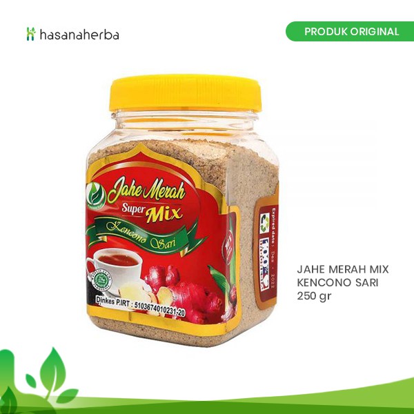 

Jahe Merah Super Mix Kencono Sari 250gr Hangat dan Baik Buat Kesehatan Tubuh Anda