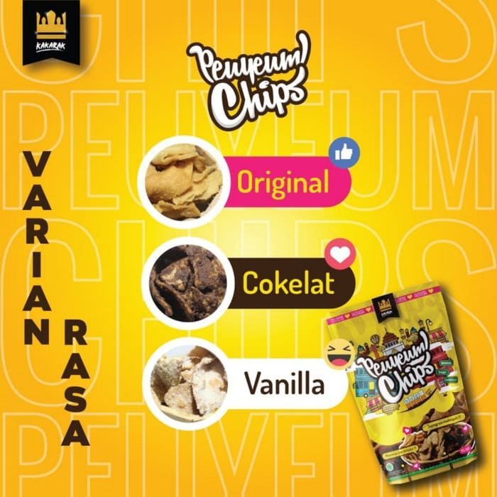 

BEST SELLER - Peuyeum Chips Kakarak - Peuyeum Original Coklat- cemilan kekinian dari Peuyeum