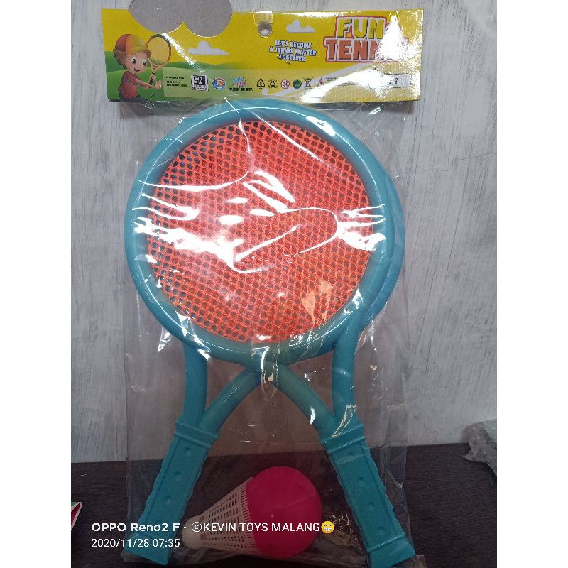 LU 7 mainan multifungsi raket dan tenis meja / sport raket fun tennis bahan super bagus dan tebal