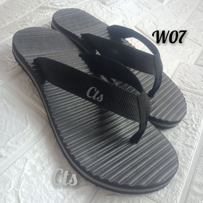 CTS Sandal Jepit Pria Motip Salur Original Wan 07